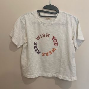 Made well easy crop tee